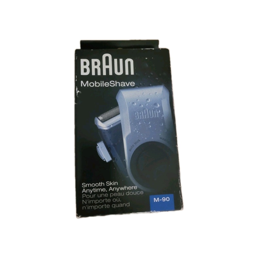 Braun M90 Mobile Shave Battery Operated Travel Shaver